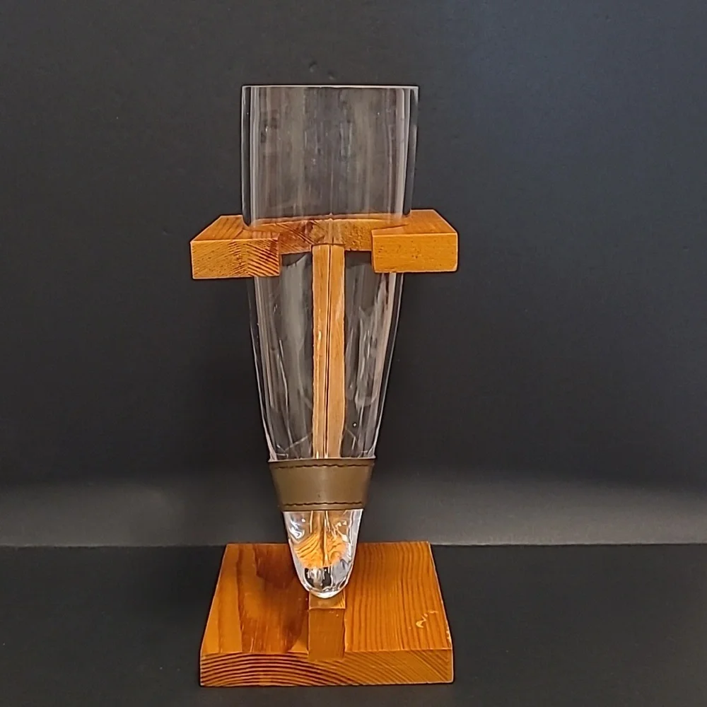 Viking Glass Horn Beer Stein